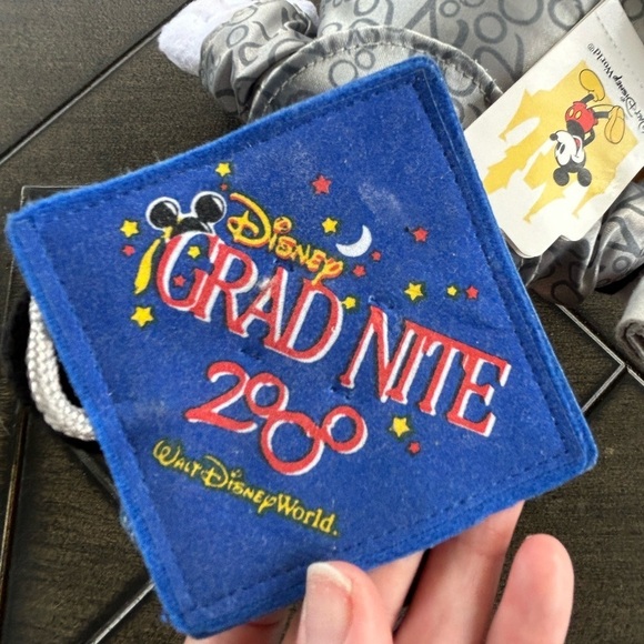 Vintage Deadstock Minnie Mouse 2000 Grad Nite plush, cap, gown, diploma - Picture 4 of 10